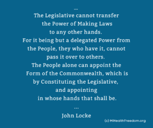 Locke's nondelegation doctrine