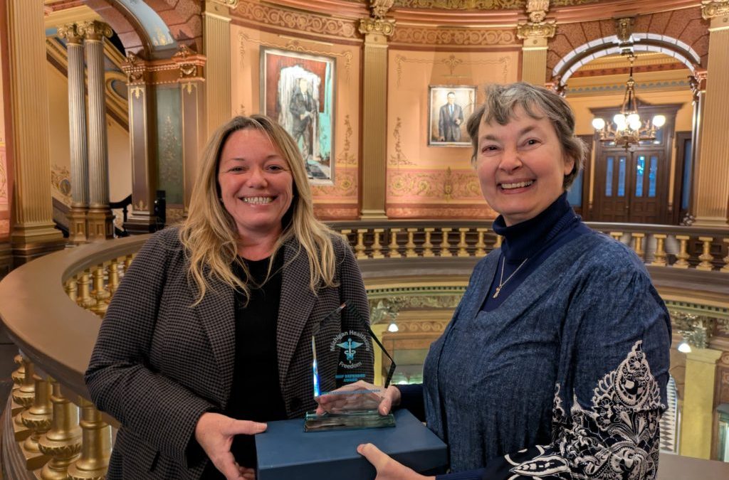 Winner of the MHF Defender Award: Lansing, December 11, 2025