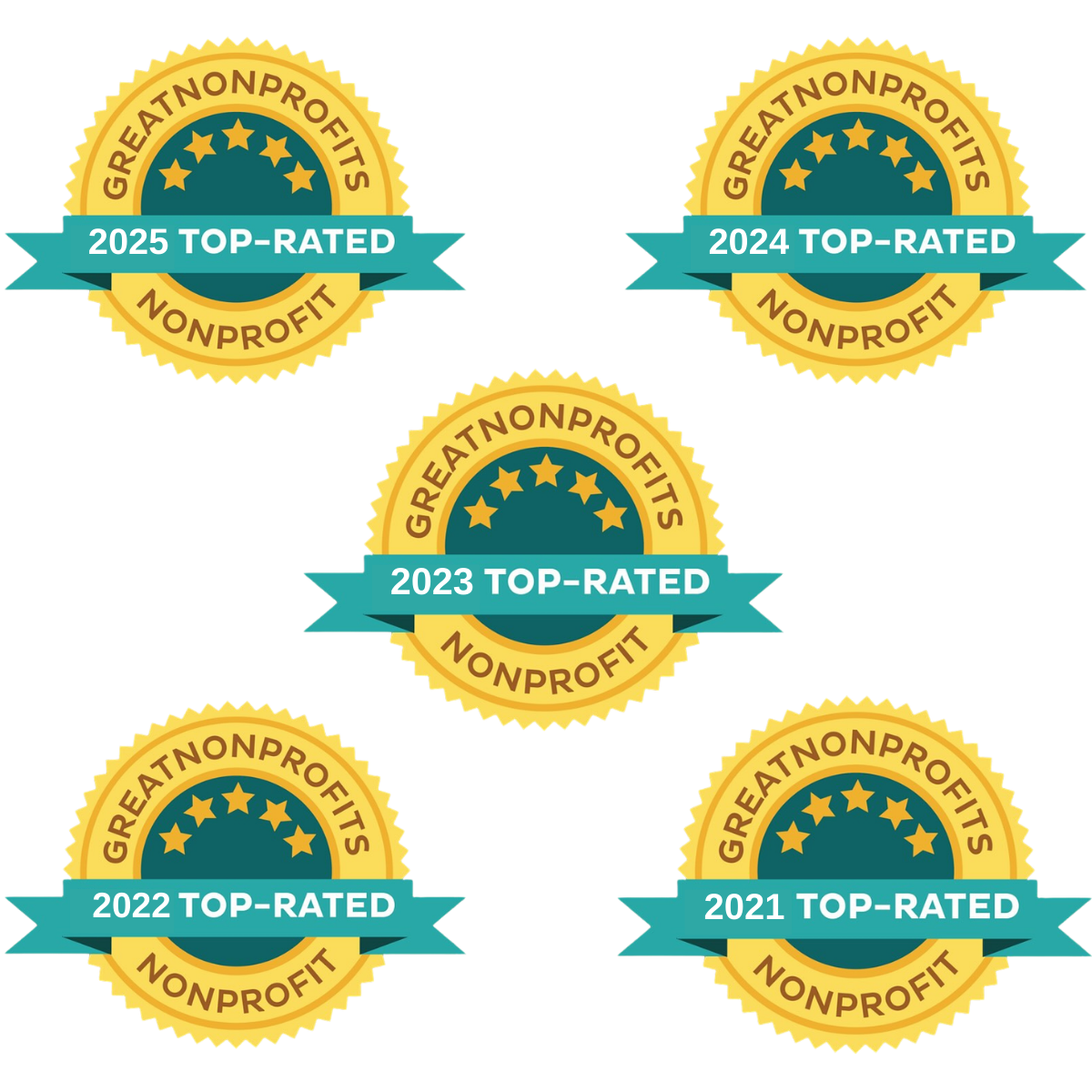 5 great non profit logos 2021 - 2025